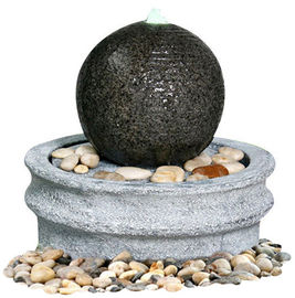China Marmorball-Bereich-Wasser-Brunnen im Freien im Freien/Innenbereich-Garten-Brunnen fournisseur