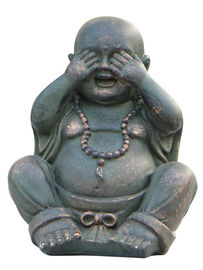 China Faser und Harz Lucky Laughing Indoor Buddha   für Innenwinter-Dekorationen im Freien fournisseur