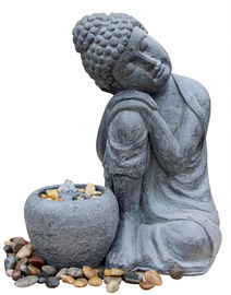 China Hand, die Gesicht hält, um einen Rest-Buddha-Wasser-Brunnen für Garten und Haus zu haben fournisseur