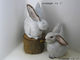 Kleiner dekorativer Kaninchen-Garten verziert Tiere für Haus/Hof fournisseur