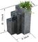 Felsen-Betonwerkstein-Wasser-Brunnen mit LED beleuchtet Reihe drei mit niedrigem Spritzen-Entwurf für Garten/Patio/Balkon fournisseur